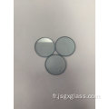 Disques de fenêtres en verre filtrant bleu d'isolation optique KG5